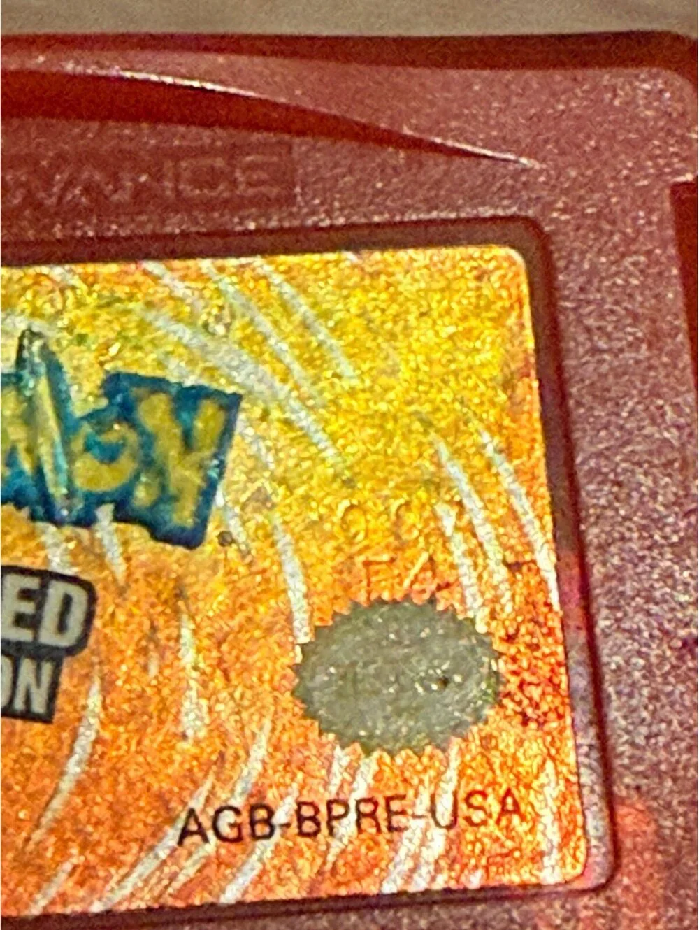 Pokémon Fire Red for Gameboy advance